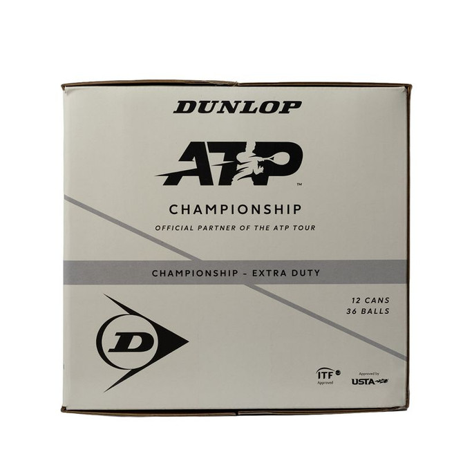Dunlop ATP Championship Extra Duty Tennis Ball (Half Case)