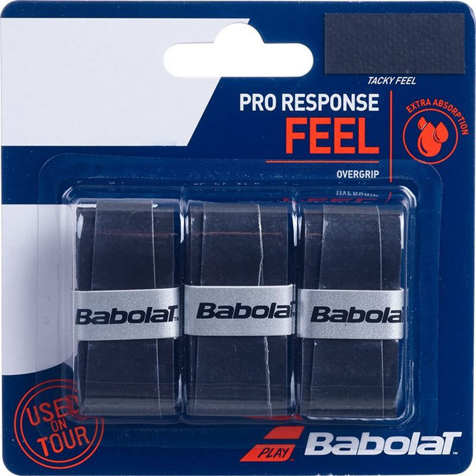 Babolat Pro Response Black Overgrip (3 Pack)