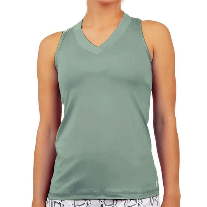 Sofibella UV Colors Racerback Tank - Army