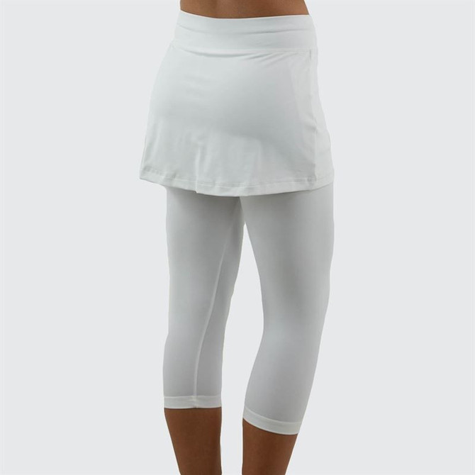 Sofibella Abaza Skirt w/Leggings - White - 2