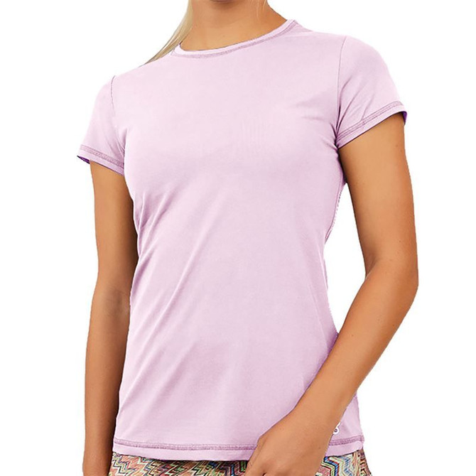 Sofibella UV Colors Short Sleeve Top - Cotton Candy