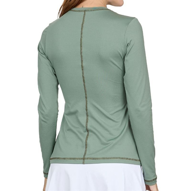 Sofibella UV Colors Long Sleeve Top - Army - 2