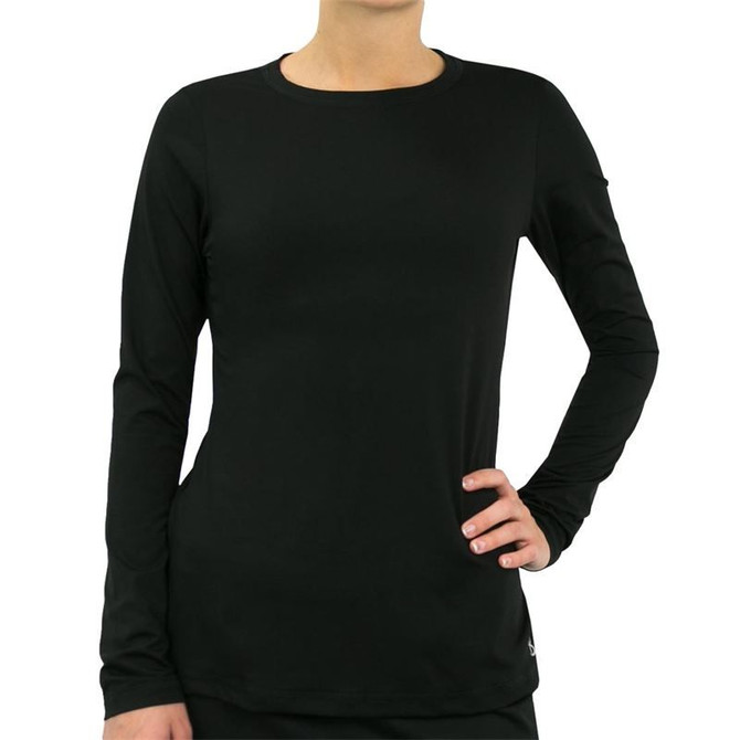 Sofibella UV Colors Long Sleeve Top - Black - 2