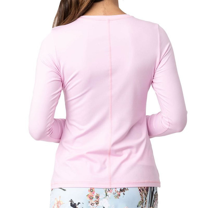 Sofibella UV Colors Long Sleeve Top - Cotton Candy - 2