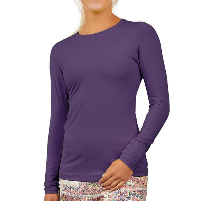 Sofibella UV Colors Long Sleeve Top - Plum