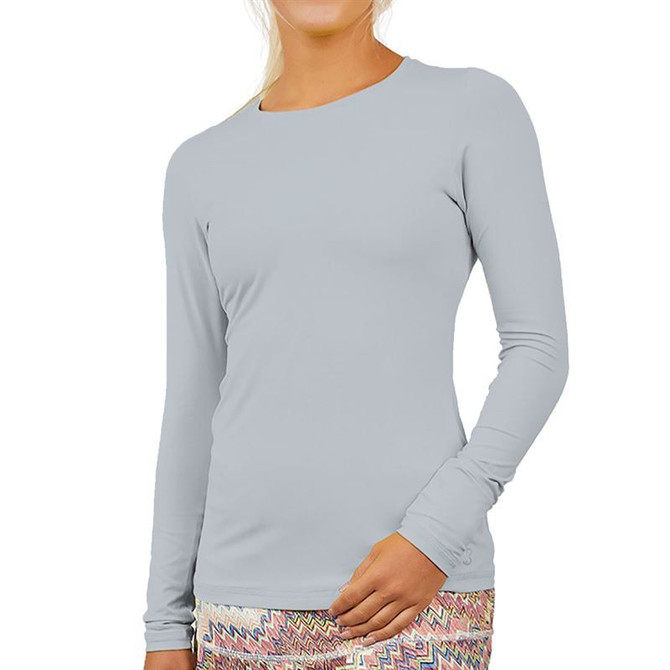 Sofibella UV Colors Long Sleeve Top - Stone