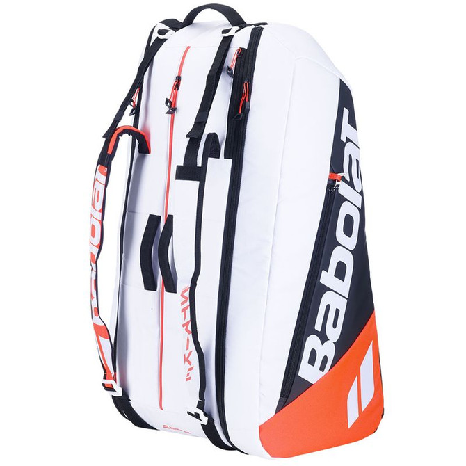 Babolat RH Pure Strike 12 Pack Tennis Bag - White/Red