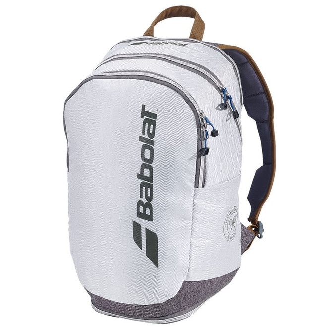 Babolat Wimbledon Court Backpack Tennis Bag - White - 2