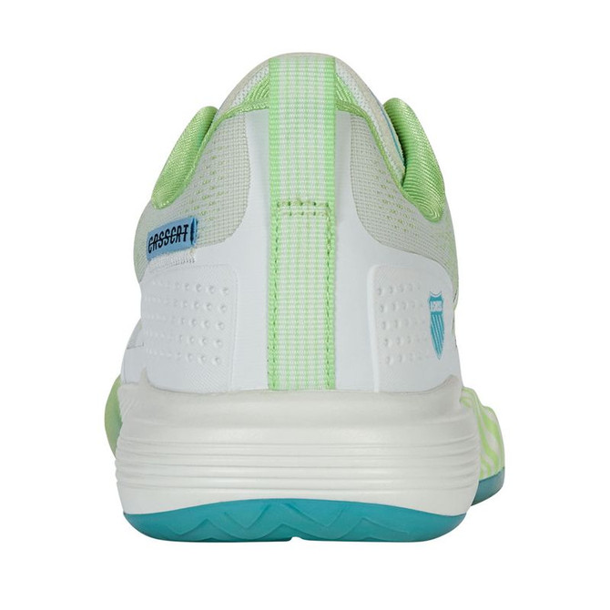 K Swiss Ultra Court Womens Pickleball Shoe - Bit of Blue/Paradise Green/Capri - 6
