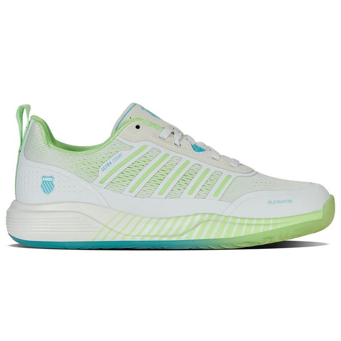 K Swiss Ultra Court Womens Pickleball Shoe - Bit of Blue/Paradise Green/Capri
