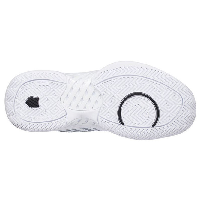 K Swiss Hypercourt Express 2 Womens Tennis Shoe - White/Black - 2