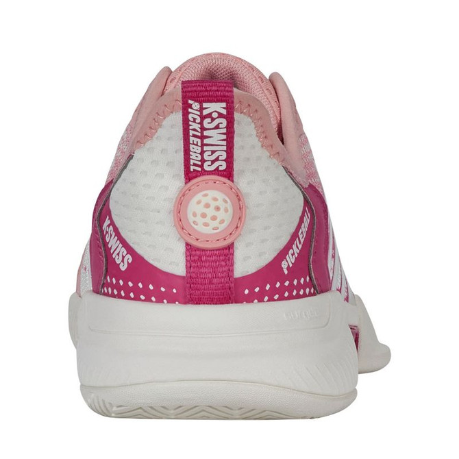 K Swiss Supreme Womens Pickleball Shoe - Cloud Dancer/Raspberry Sorbet - 6