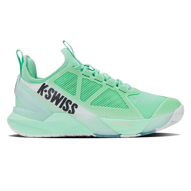 K Swiss K-Frame Speed Womens Tennis Shoe - Neon Mint/White/Neon Pastel Pink