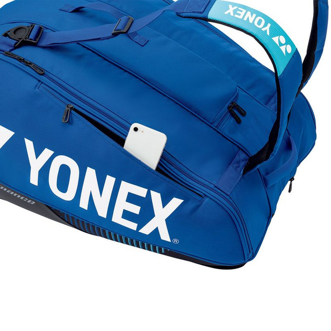 Yonex Pro Racquet 12 Pack Wide Tennis Bag - Cobalt Blue - 7