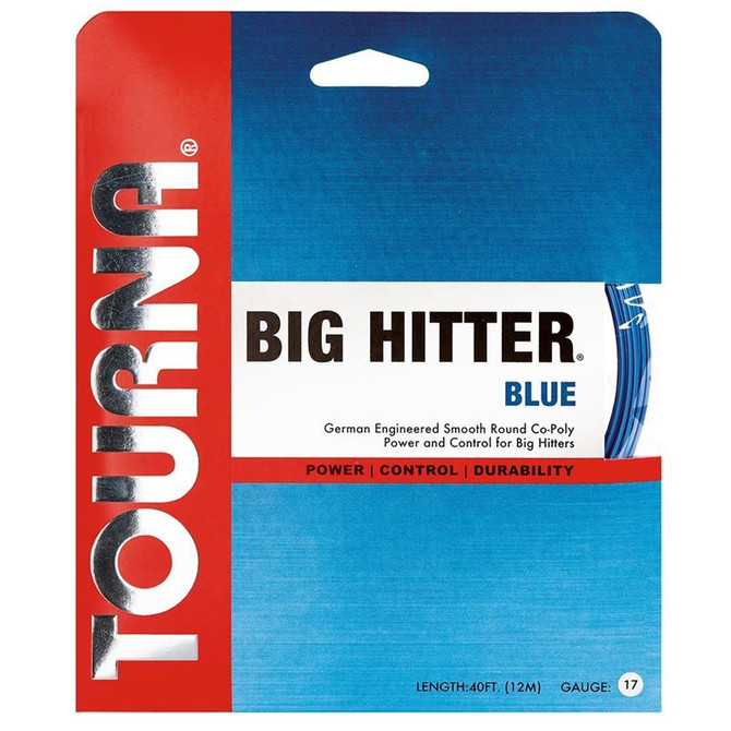 Tourna Big Hitter Blue 17G Blue Tennis String - 2