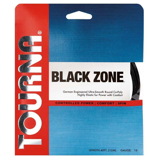 Tourna Big Hitter Black Zone 16G Black Tennis String