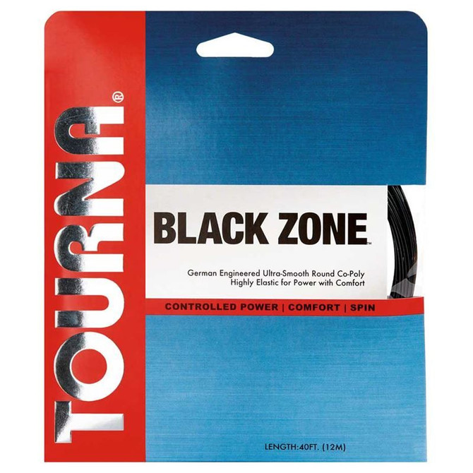 Tourna Big Hitter Black Zone 17G Black Tennis String