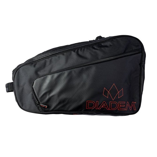 Diadem Tour V2 Pickleball Paddle Bag - Black/Red