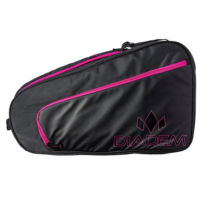 Diadem Tour V2 Pickleball Paddle Bag - Black/Pink