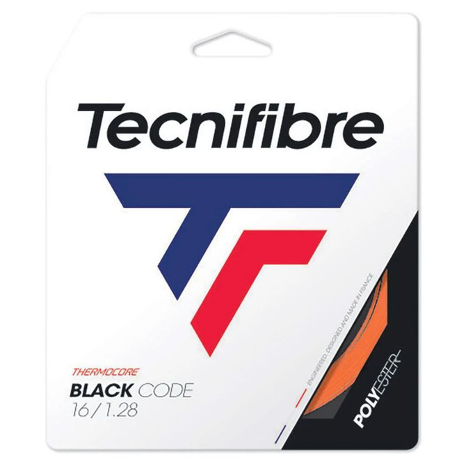 Tecnifibre Black Code 16G Tennis String - Fire