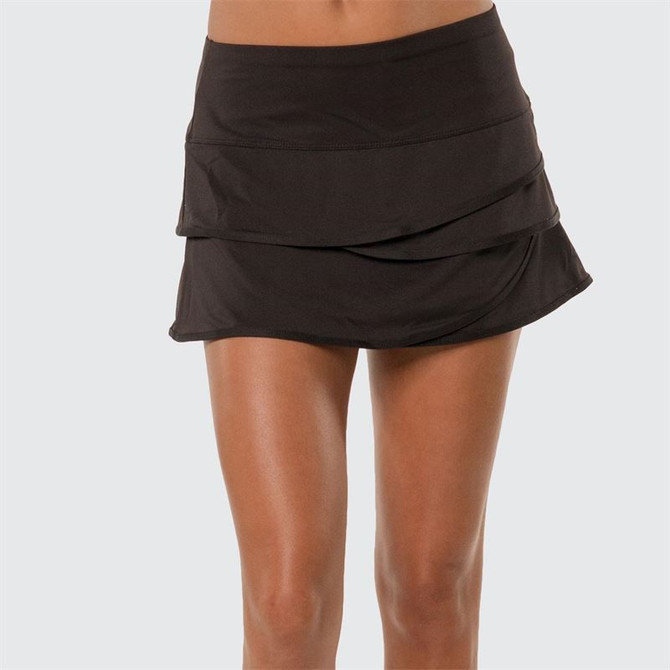 Lucky in Love Scalloped Skirt - Black - 13