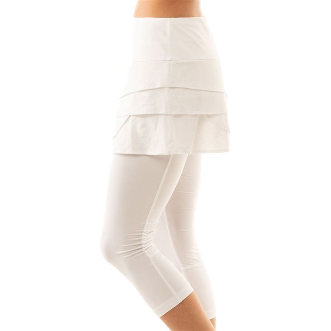 Lucky in Love Scallop Capri - White - 2