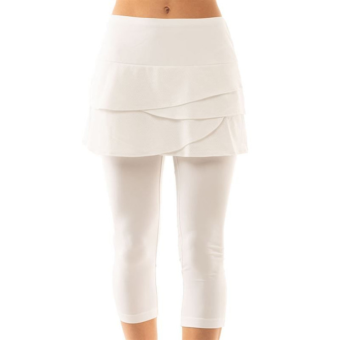 Lucky in Love Scallop Capri - White