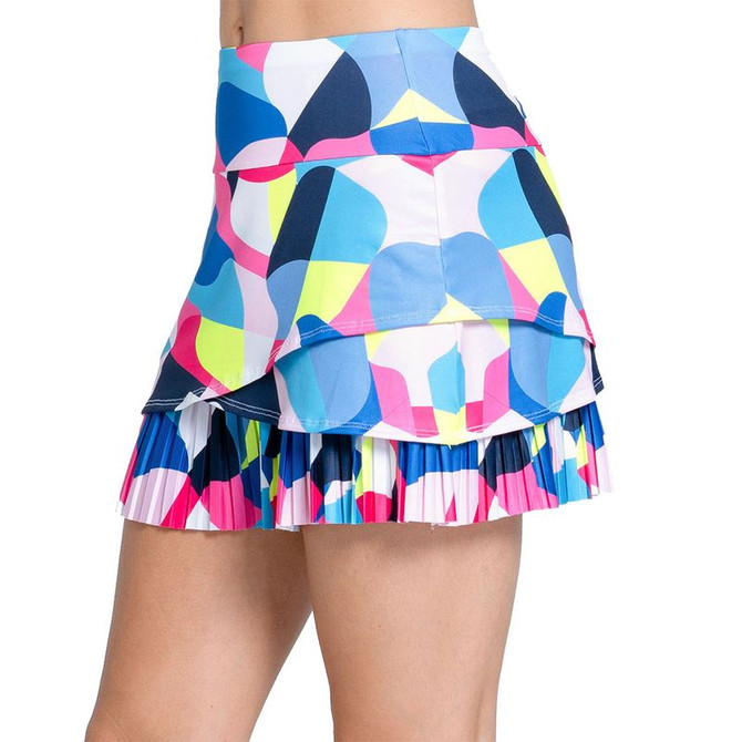 Lucky in Love Pickleball Paddle Groove Skirt - Multi - 2