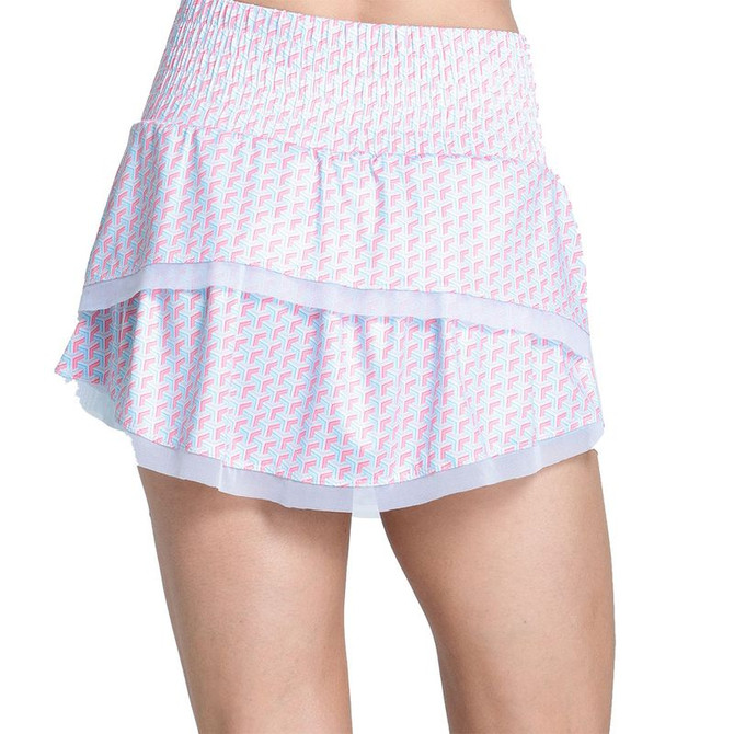 Lucky in Love Retro Revival High Waist Groovy Skirt - Bahama - 3