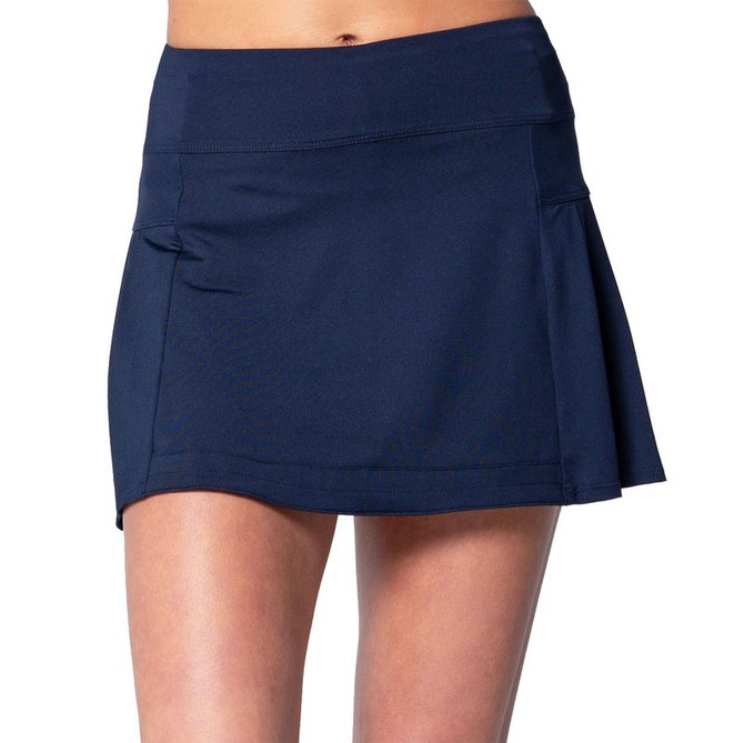 Lucky in Love Team Pleated Skirt - Navy