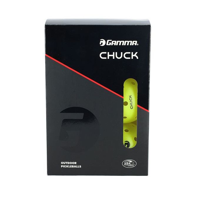 Gamma Chuck Outdoor Yellow Pickleball (6 Pack)