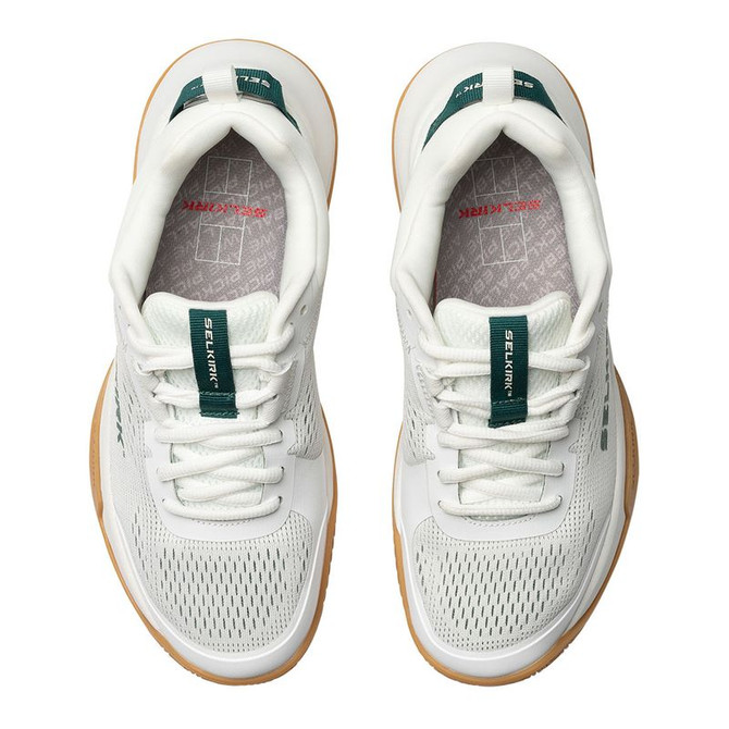 Selkirk CourtStrike Womens Pickleball Shoe - White/Pine Green - 6