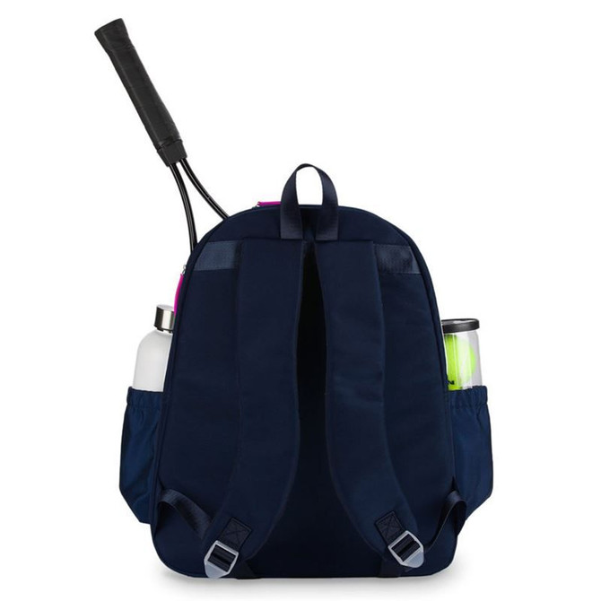Ame and Lulu Courtside 2.0 Backpack - Navy/Pink - 2