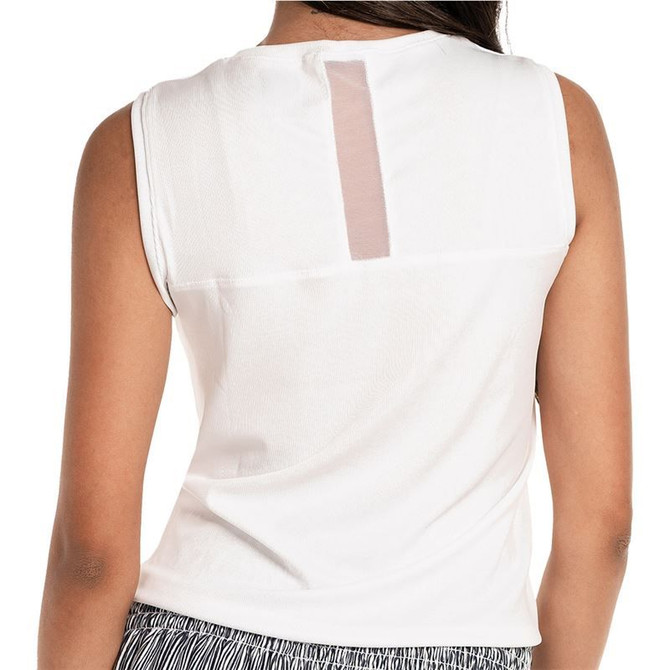 Lucky in Love Twist Front Tank - White - 3
