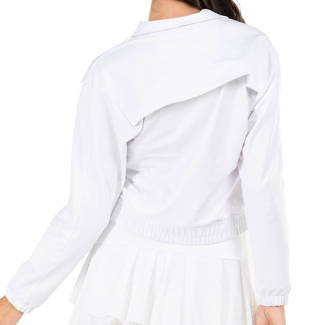 Lucky in Love Essentials Mock Pullover - White - 3