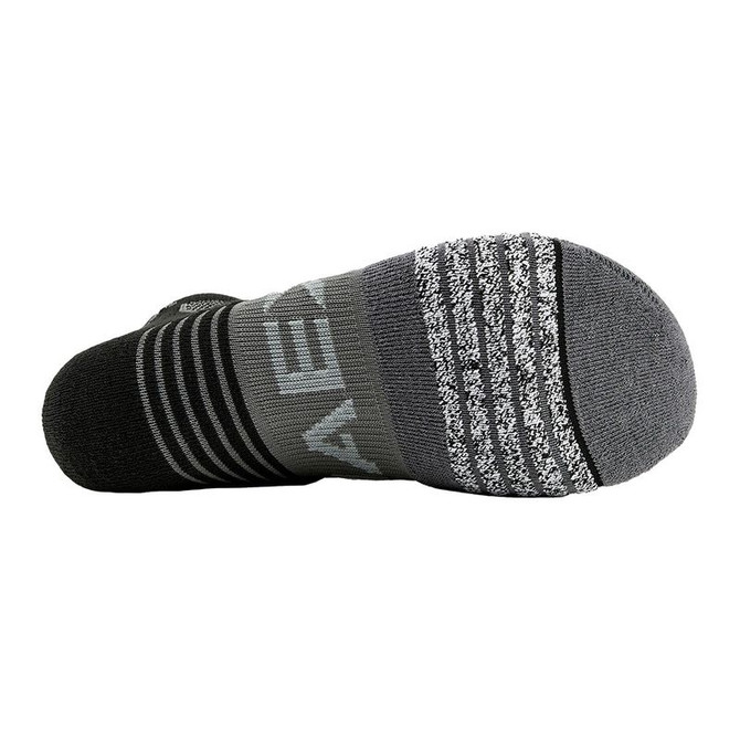 Thorlo Experia Light Cushion No Show Tennis Sock - Black/Grey - 3