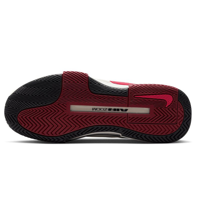 Nike Zoom GP Challenge 1 Womens Tennis Shoe - Pale Ivory/Rush Pink/Sail/Red - 2