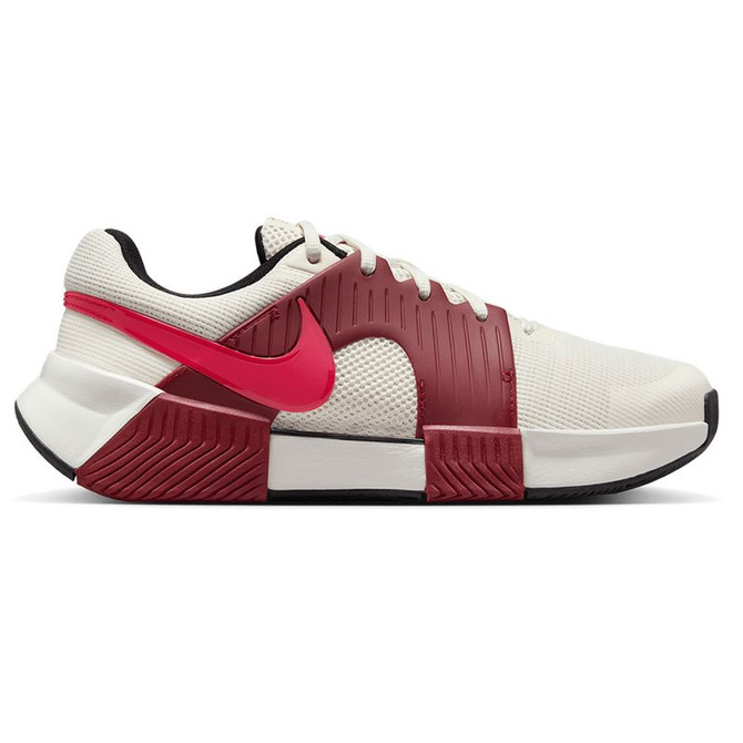 Nike Zoom GP Challenge 1 Womens Tennis Shoe - Pale Ivory/Rush Pink/Sail/Red