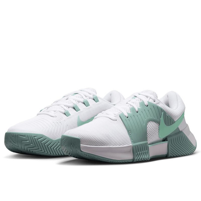 Nike Zoom GP Challenge 1 Womens Tennis Shoe - White/Foam Mint/Cannon - 4