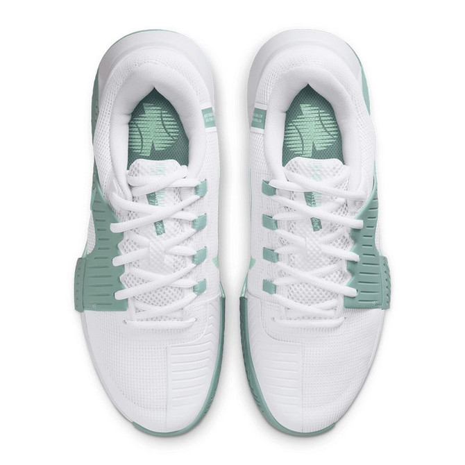 Nike Zoom GP Challenge 1 Womens Tennis Shoe - White/Foam Mint/Cannon - 5