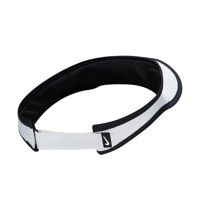 Nike Dri Fit Ace Kids Visor - White/Black - 2