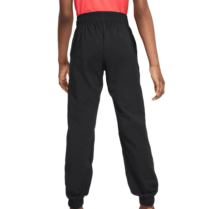 Nike Dri Fit Girls Woven Pant - Black/White - 2