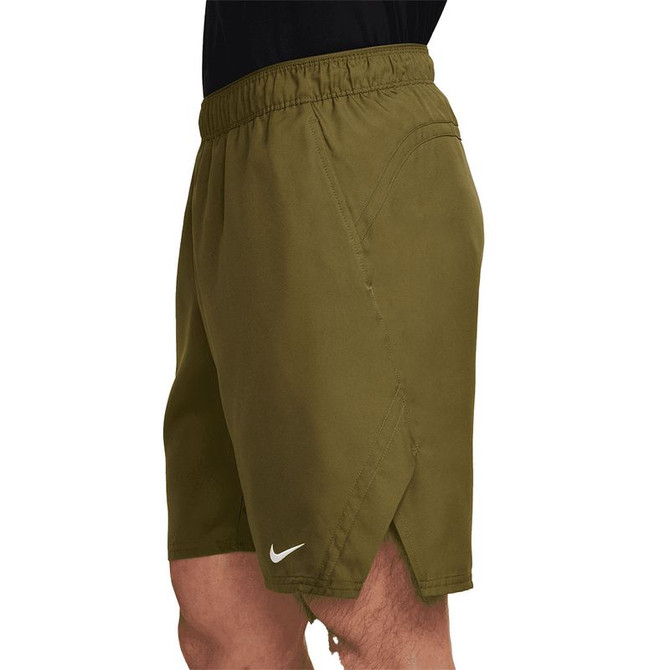 Nike Court 9 inch Victory Short - Olive Flak/White - 3