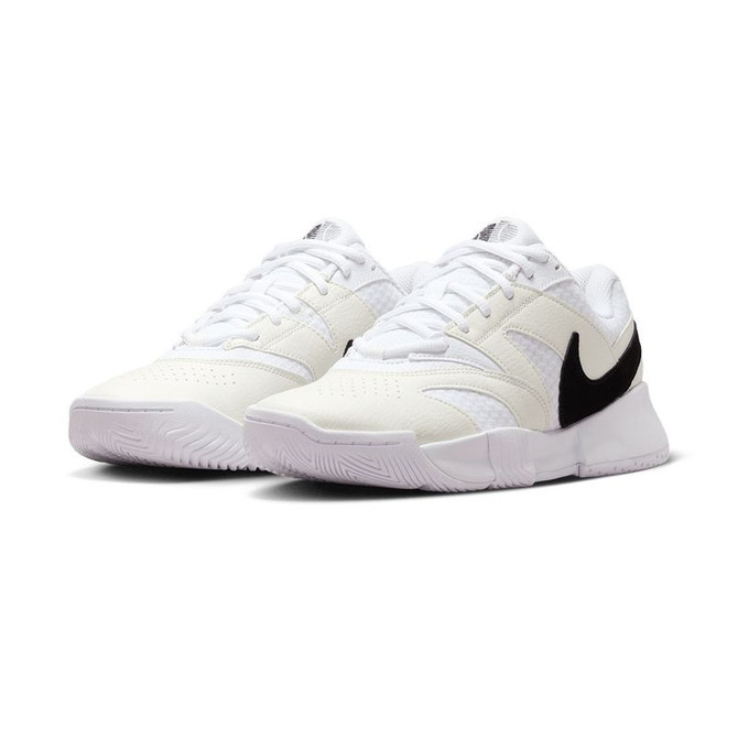 Nike Court Lite 4 Womens Tennis Shoe - White/Black/Summit White - 4