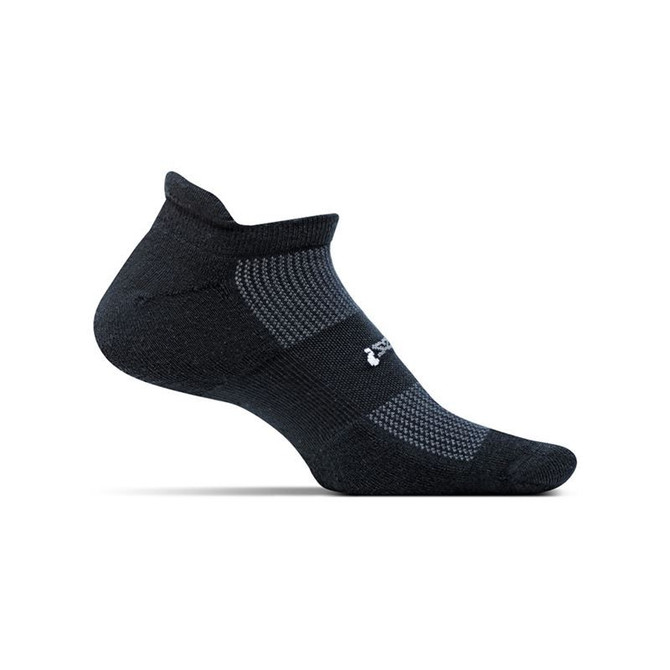 Feetures No Show Tab Sock - Black