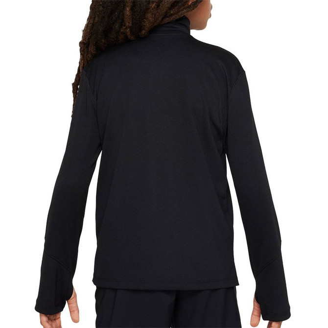 Nike Boys 1/2 Zip Long Sleeve - Black/Reflective Silver - 3