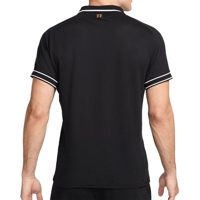 Nike Court Heritage Polo - Black/White - 3