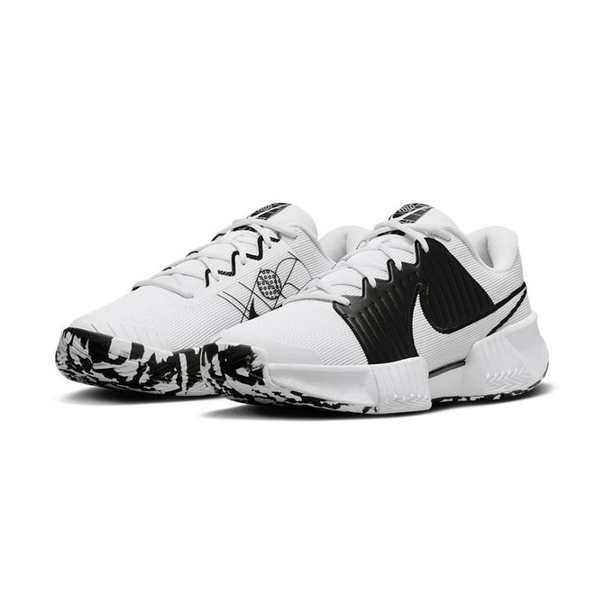 Nike GP Pro Mens Pickleball Shoe - White/Black - 4