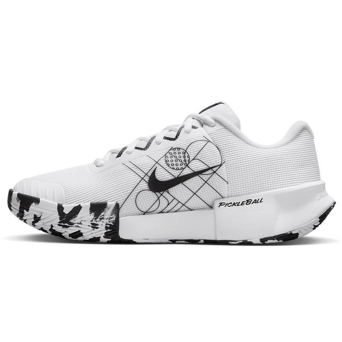 Nike GP Pro Womens Pickleball Shoe - White/Black - 3