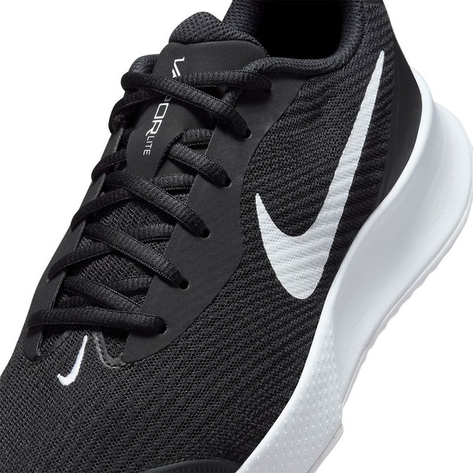 Nike Vapor Lite 3 Womens Tennis Shoe - Black/White - 8